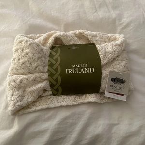 NWT Made In Ireland Blarney Woollen Mills 100% Wool Infinity Scarf
